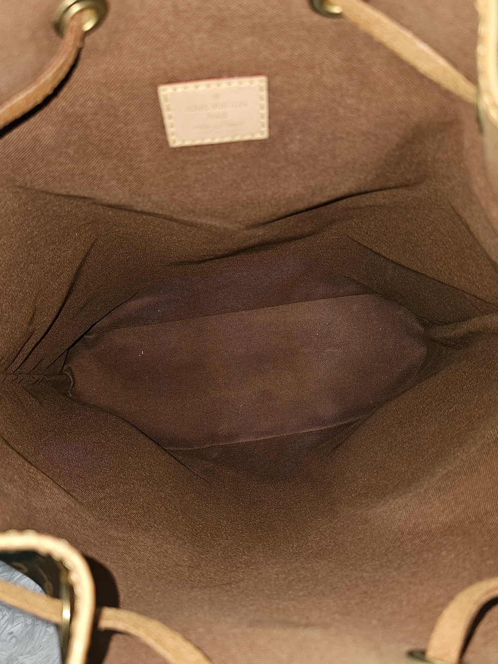 Louis Vuitton Monogram Bosphore Canvas Backpack in Brown and Tan - Picture 13 of 15